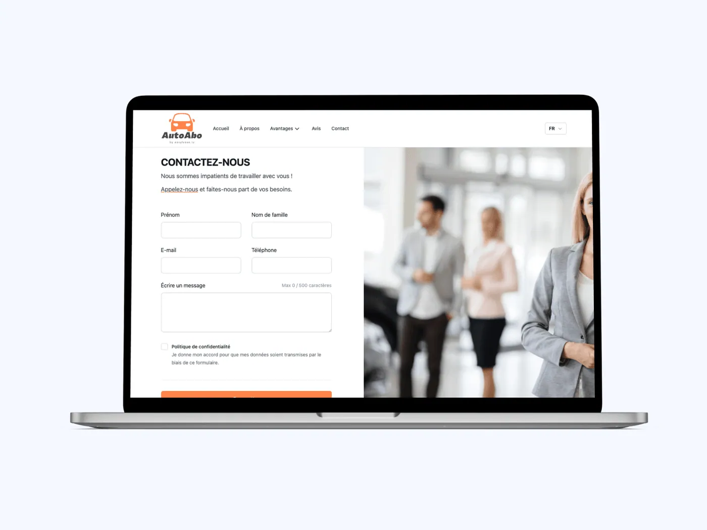 AutoAbo website screen 2