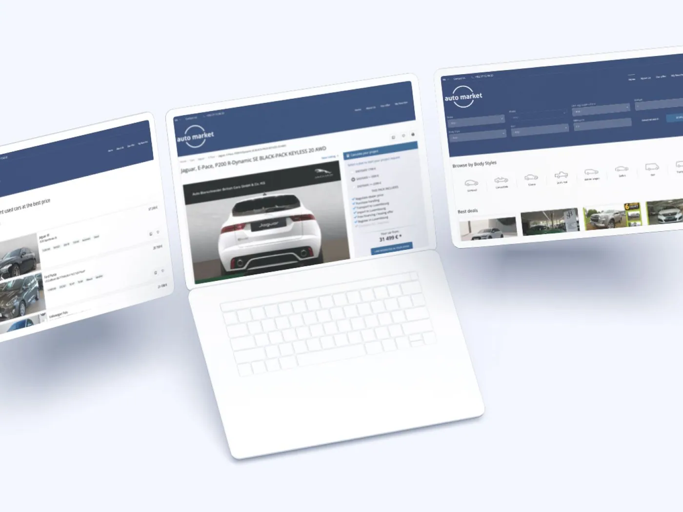 Automarket website screen 5