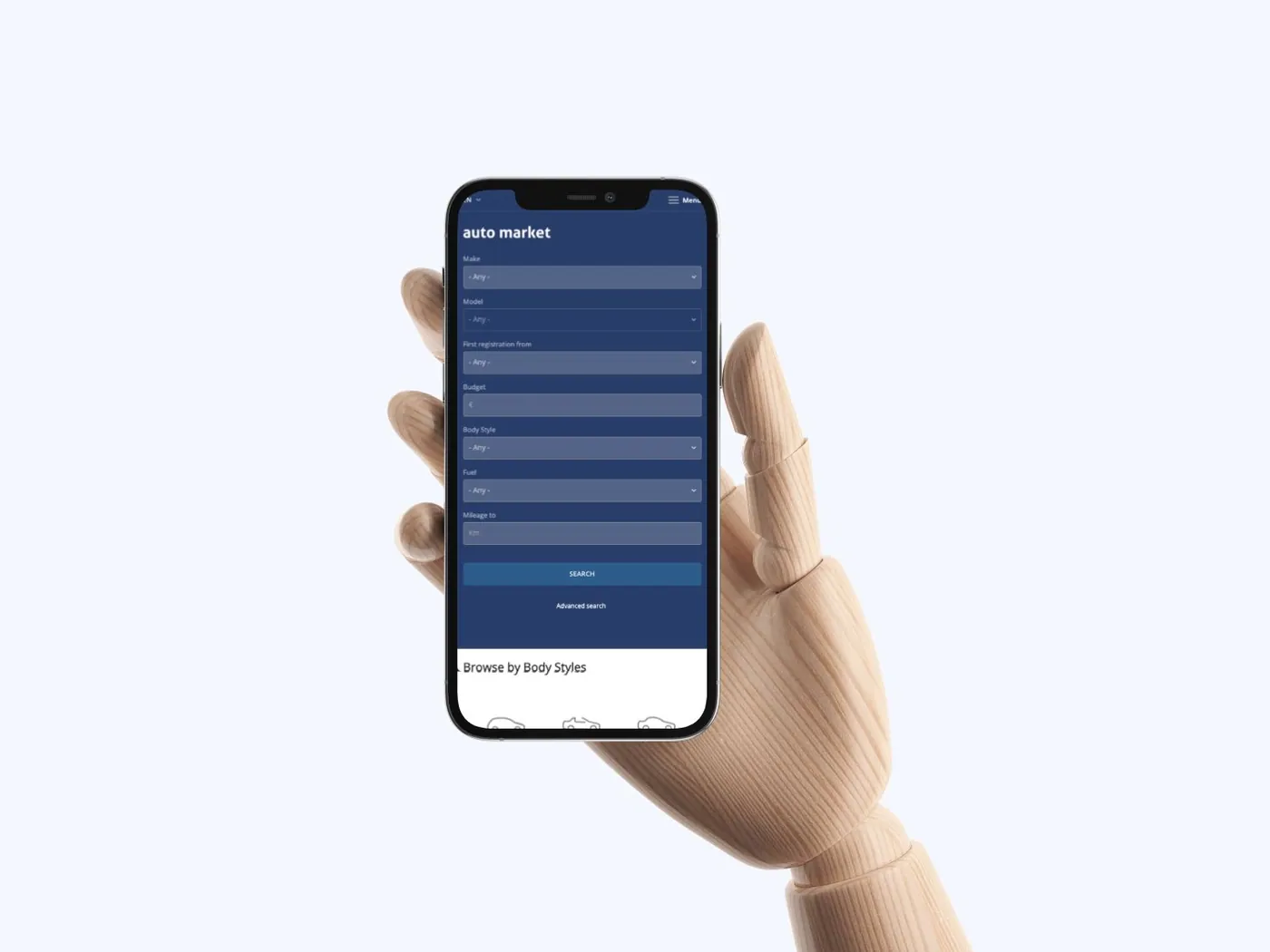 Automarket website screen 6