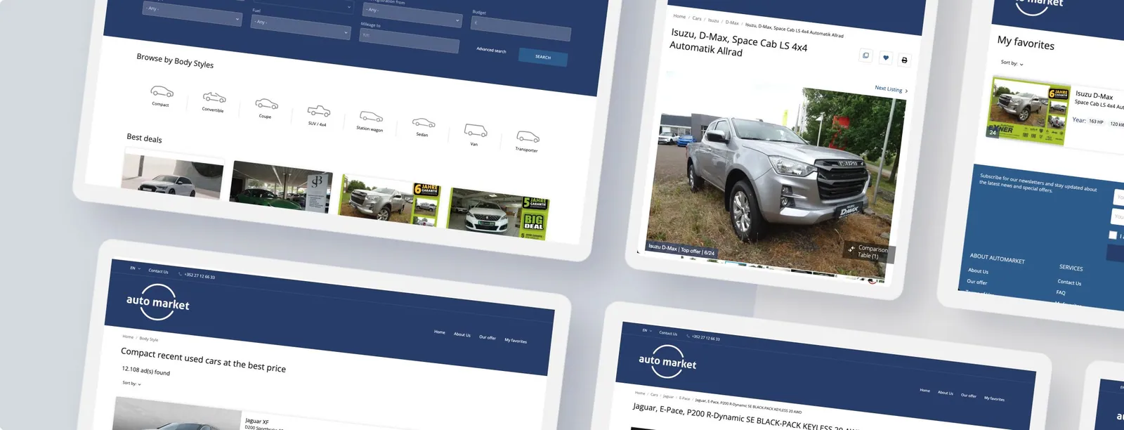 Automarket homepage