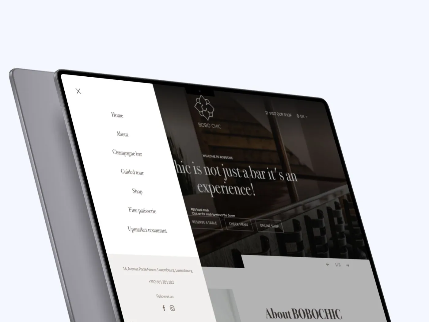 Bobochic Website website screen 3