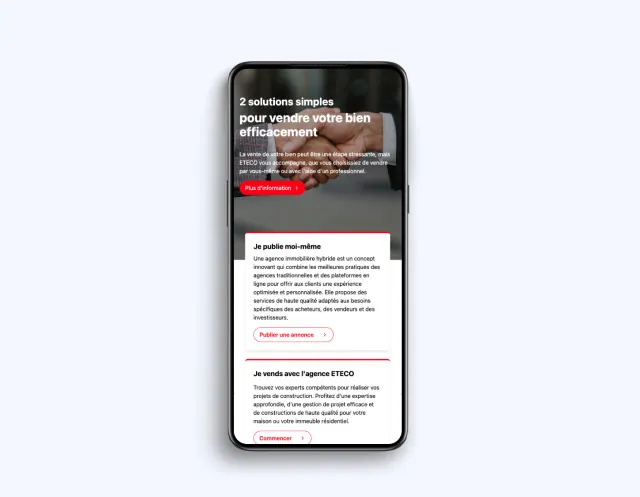 Eteco website screen 3