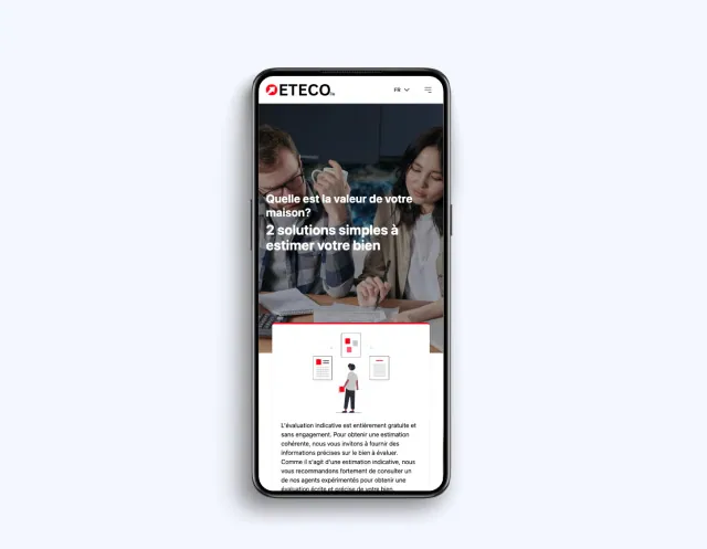 Eteco website screen 4