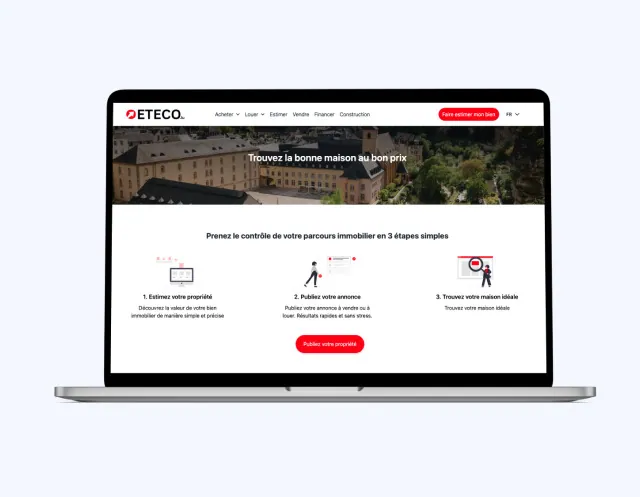 Eteco website screen 5