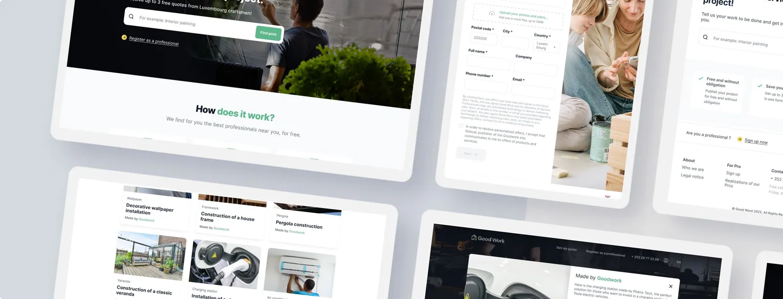 Goodwork homepage