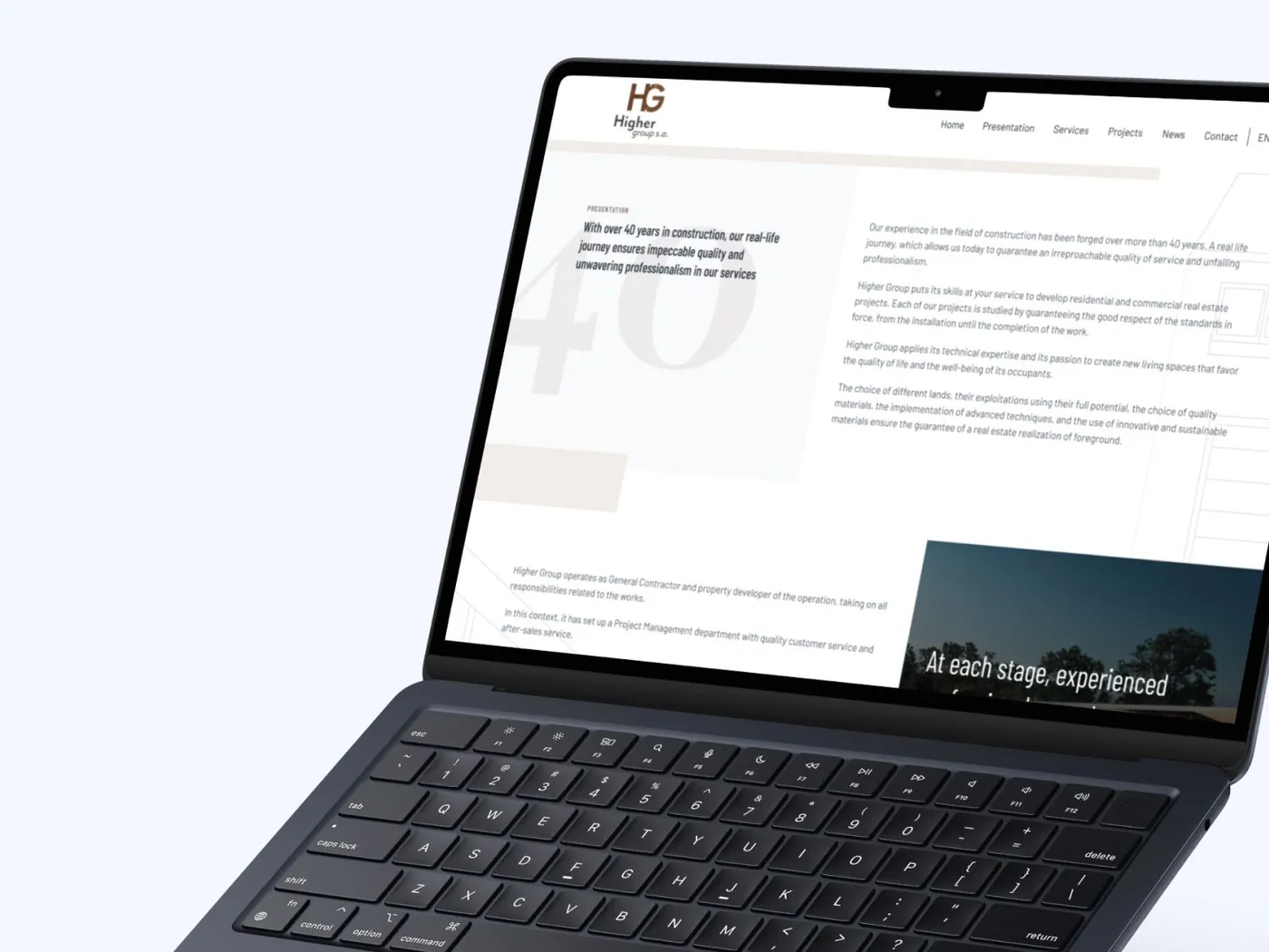 Highergroup Website website screen 2