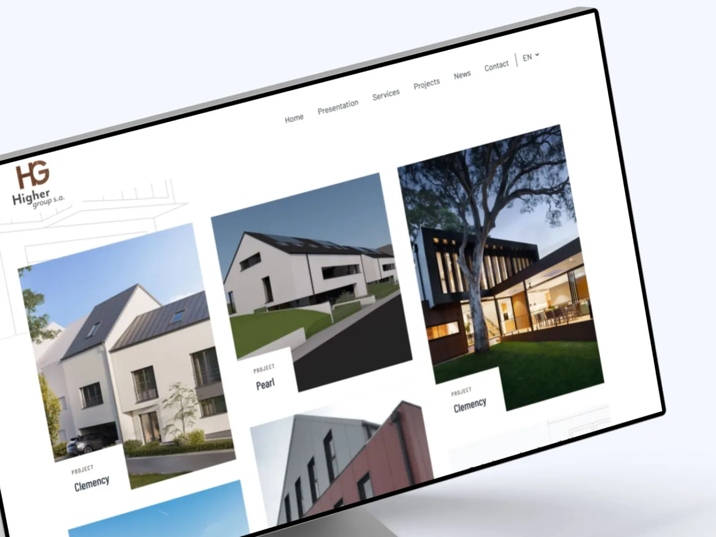 Highergroup Website website screen 3