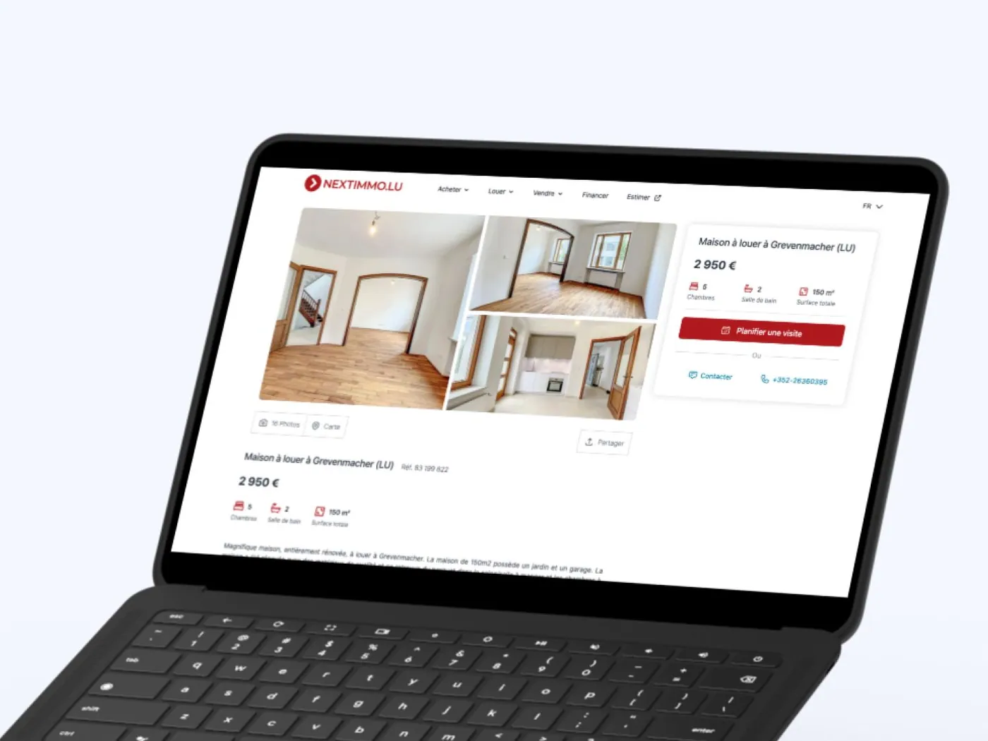 Aperçu 4 du site Nextimmo – Plateforme immobilière propulsée par l'IA