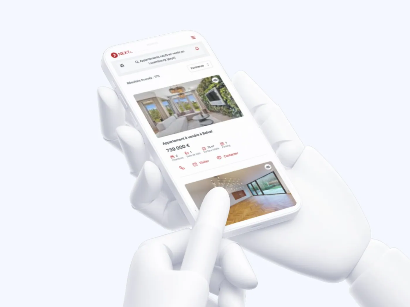 Aperçu 6 du site Nextimmo – Plateforme immobilière propulsée par l'IA