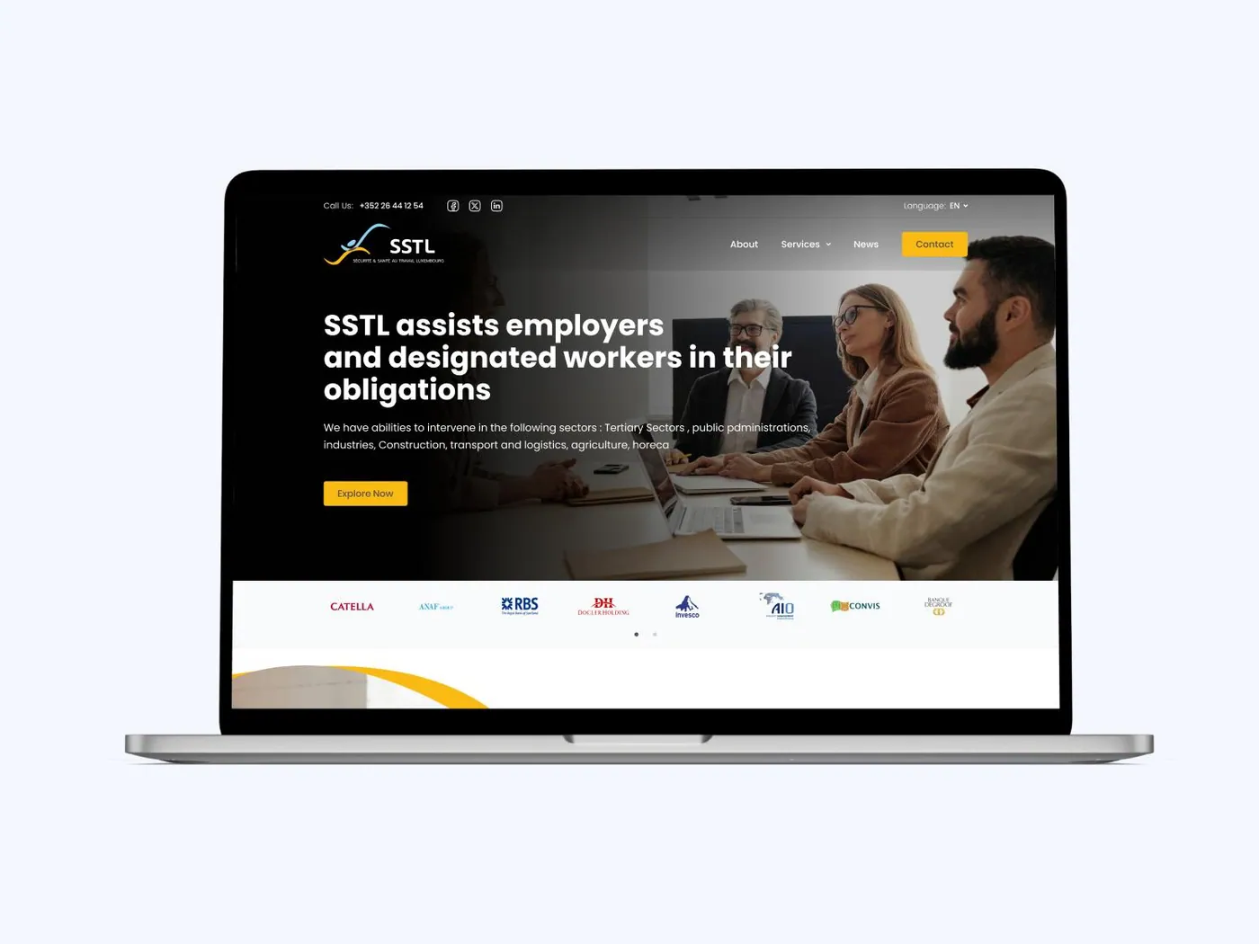 Aperçu 5 du site SSTL Sàrl