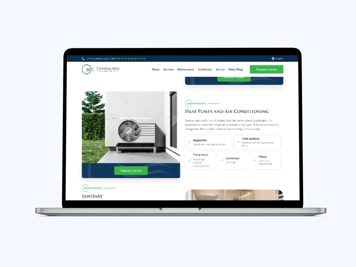 TherMond website screen 1